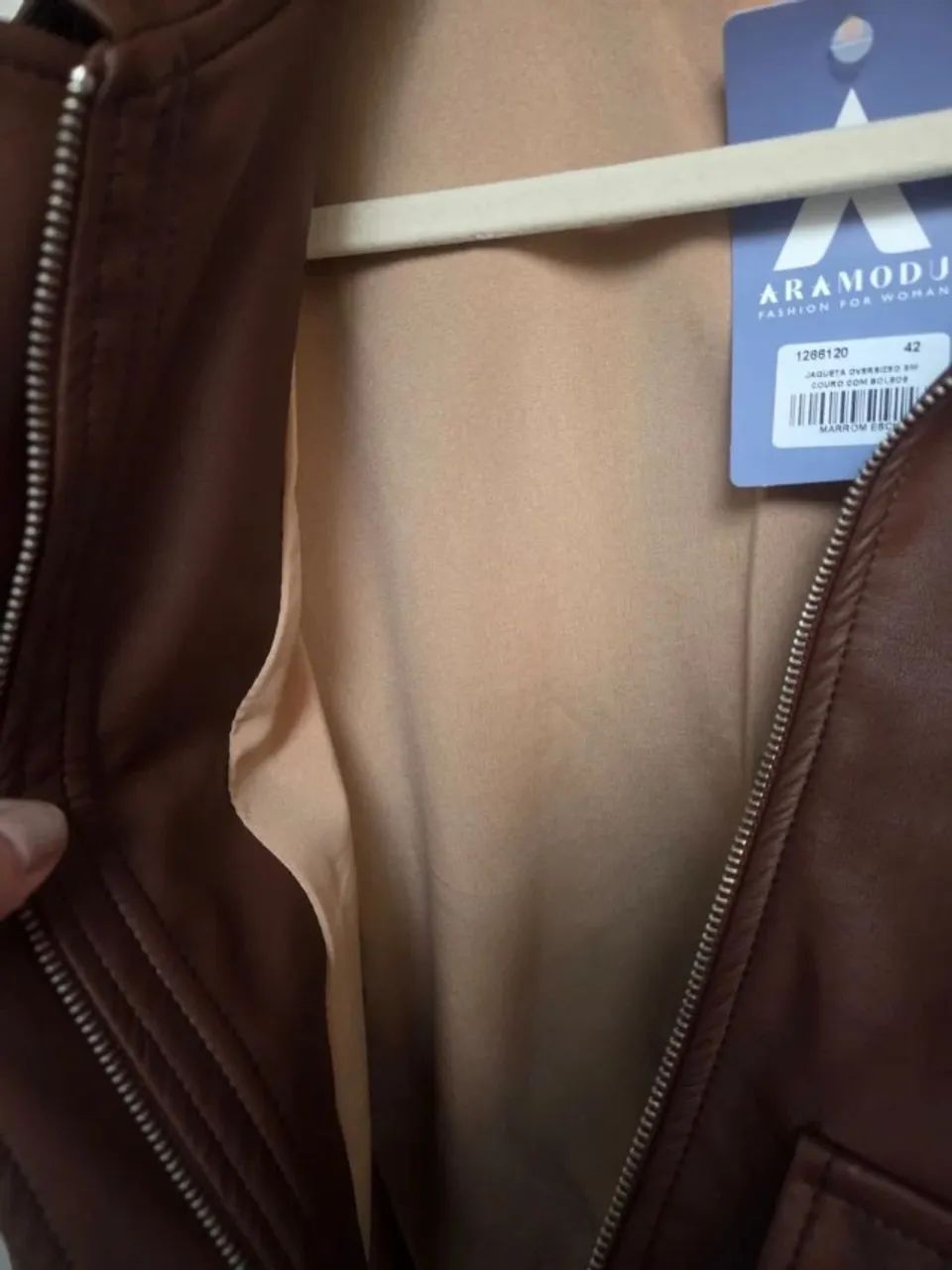 Jaqueta Oversized Bomber Aramodu - Foto 4