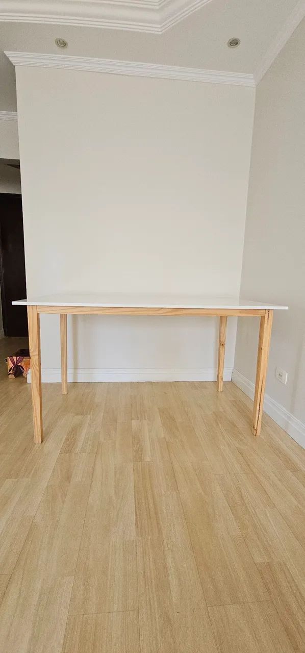 Mesa Jantar Pine Branca Veromobili - Foto 2