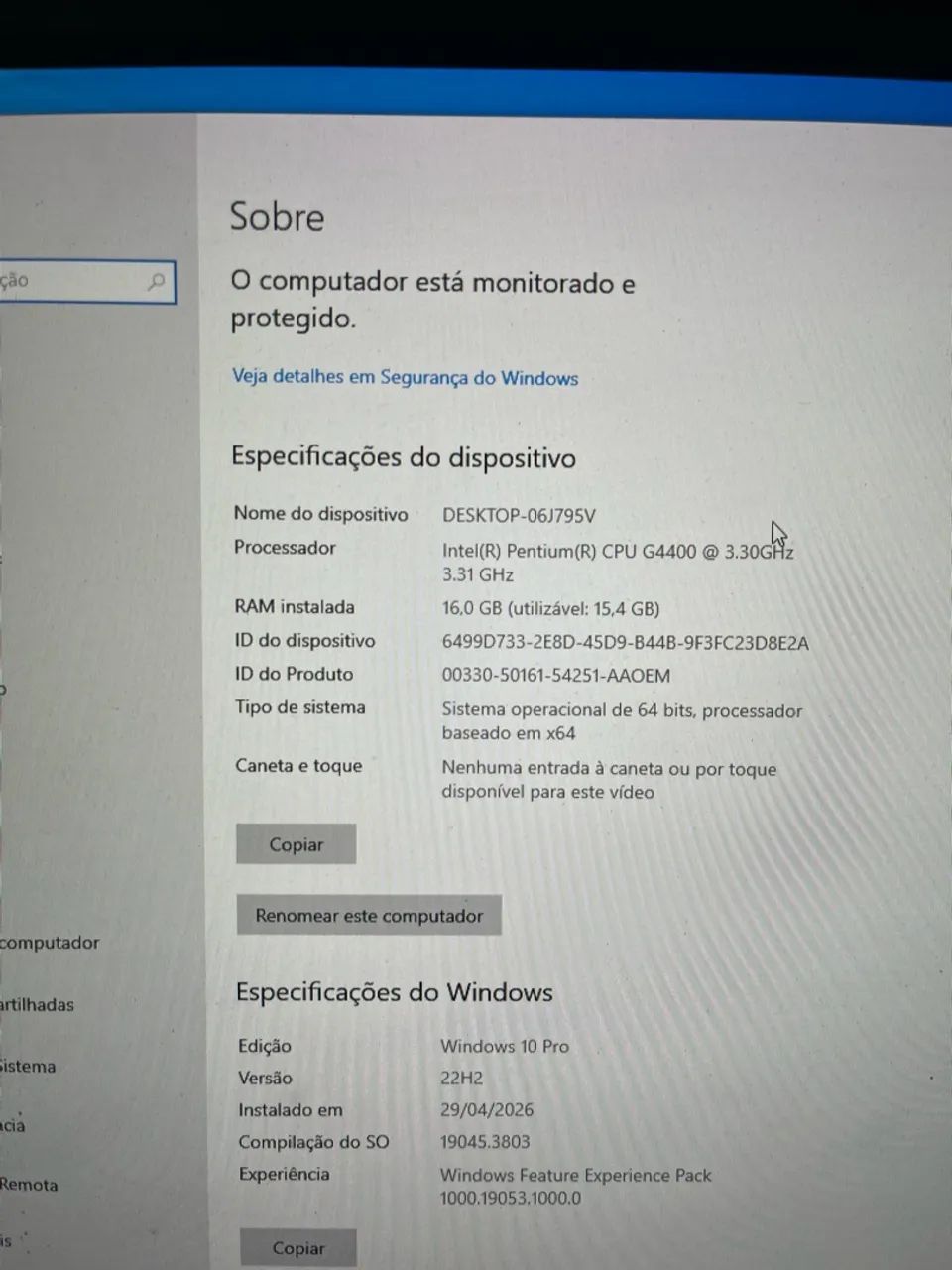 Computador Desktop G4400 16GB - Foto 3