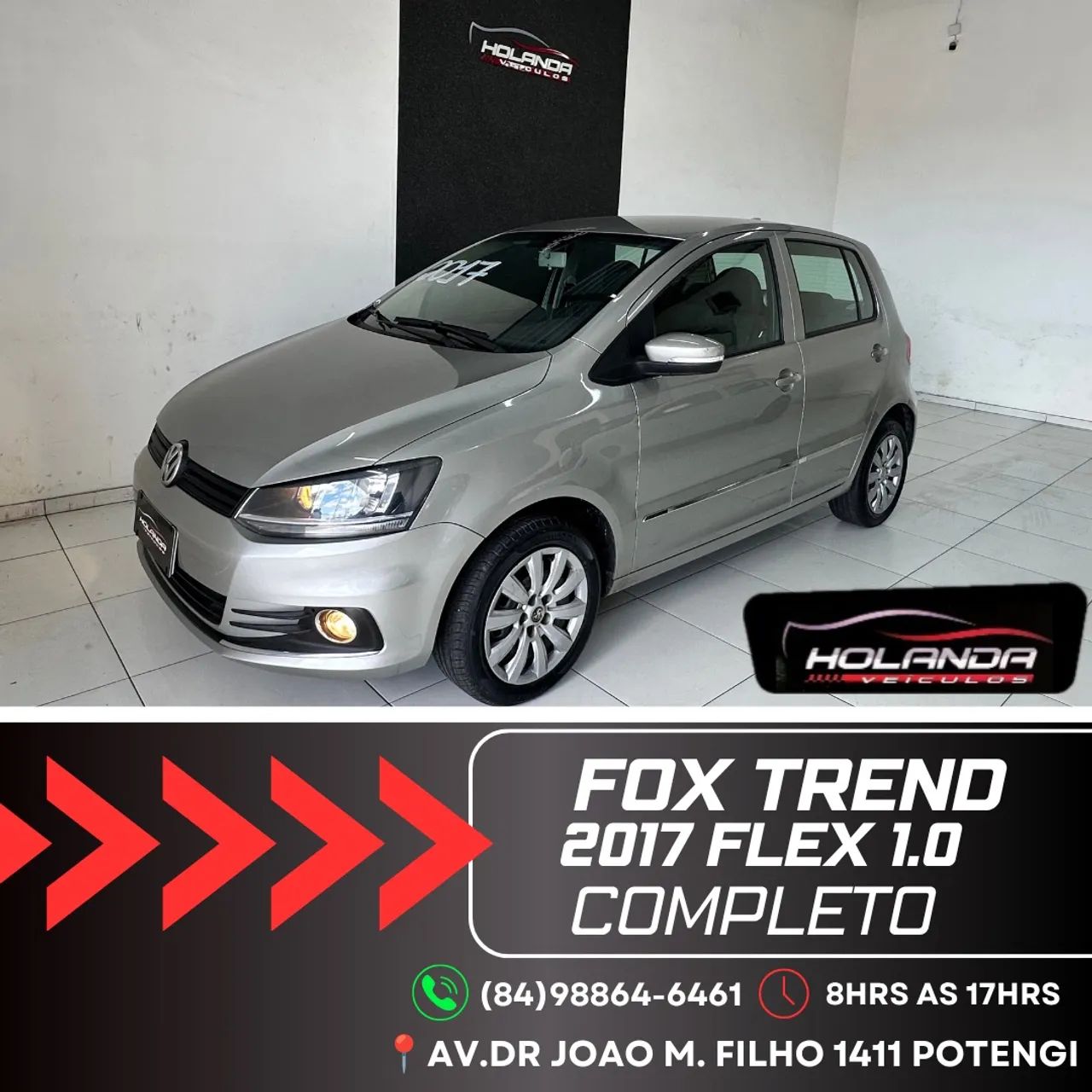 Volkswagen Fox TRENDLINE 1.0 FLEX 12V 5P 2017