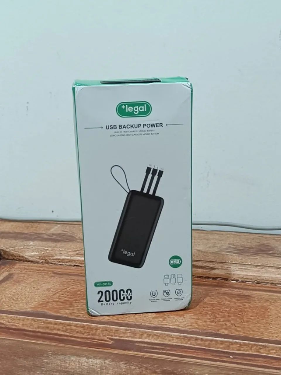 Powerbank 20kmAH com lanterna
