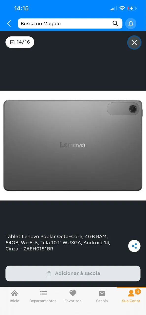 Tablet Lenovo NOVO