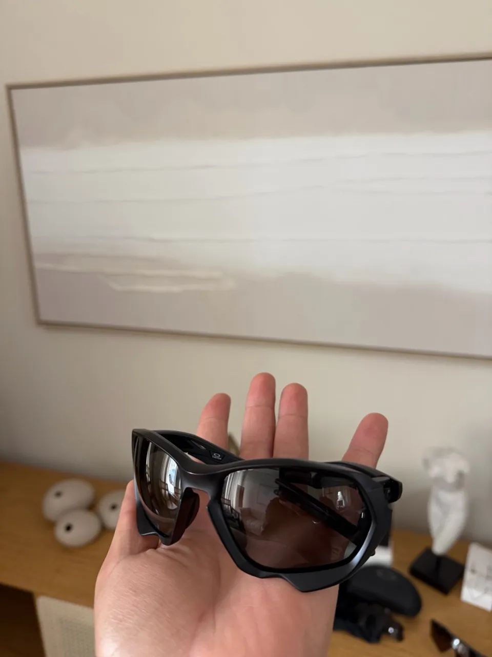 Kit 2 Oakley, 1 radar mais 3 lentes e um plazma black - Foto 4
