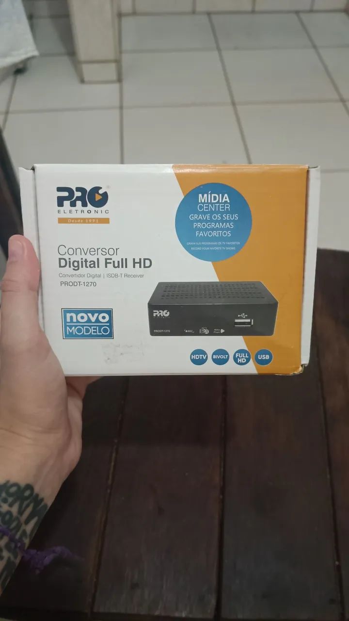 Conversor digital Full HD novo  - Foto 4