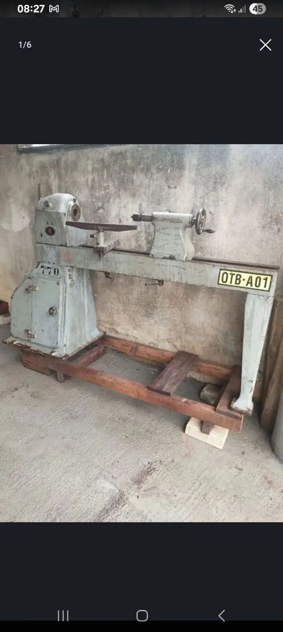 Máquina torno industrial  - Foto 3