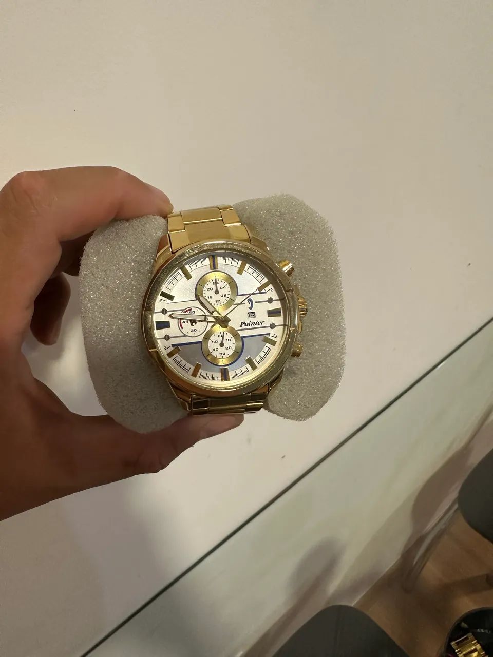 Relógio dourado  - Foto 4
