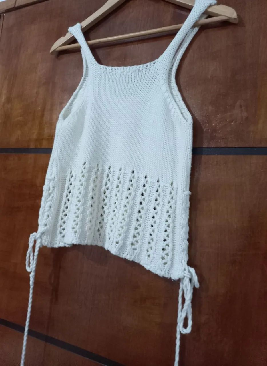 Croped Aquamar off-White - Foto 4