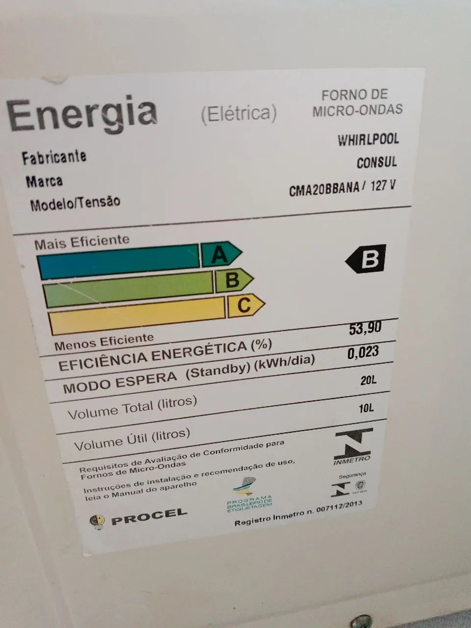 Microondas Cônsul 20l - Foto 3