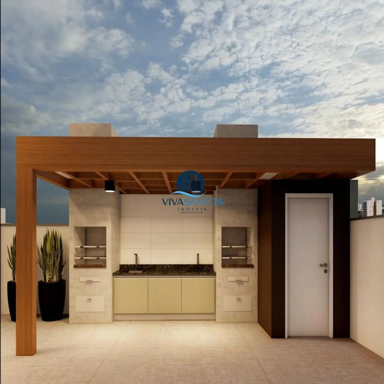 APARTAMENTO COM 2 DORMITÓRIOS E LAZER EM SANTOS-SP - Foto 5