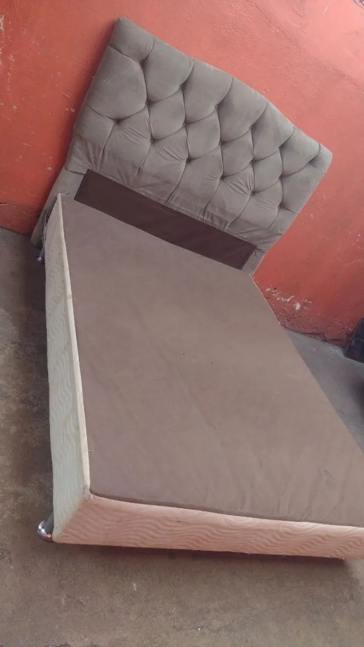 Vendo box de casal com cabeceira  - Foto 2