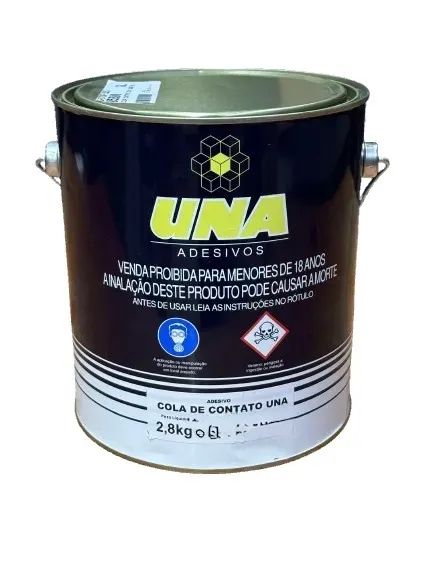 Cola de Contato Una Adesivos - Disponível em 200g, 750g e 2,8kg - MD Borrachas - Foto 2