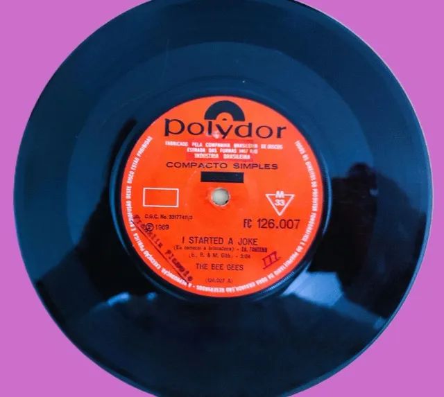 LP Compact Simples Vinil THE BEE GEES - I Started A Joke - 1969 - Polydor - Foto 2