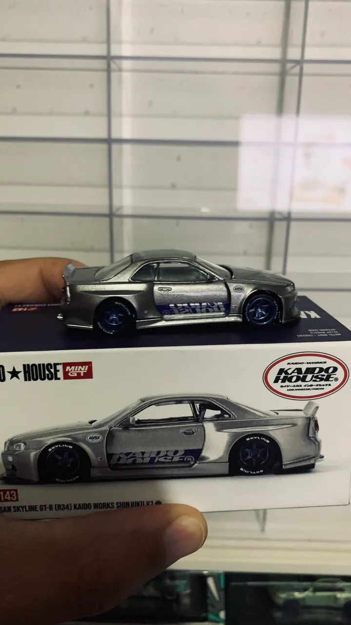 未開封 Nissan Skyline GT-R R34 Kaido 大阪限定 KAIDOHOUSE☆GARAGE | Diecast | KHMG253 NISSAN SKYLINE GT-R (R34
