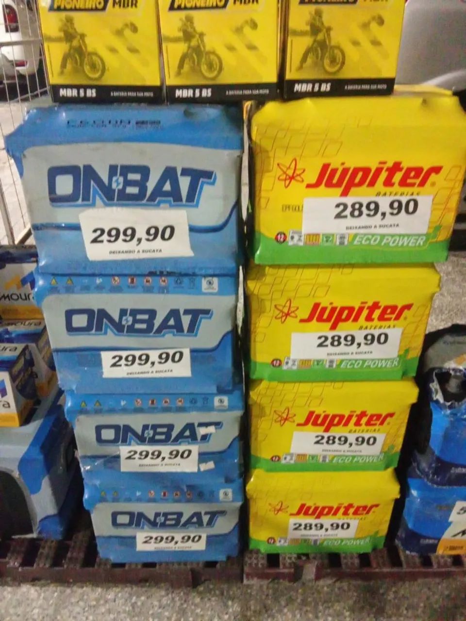 Promoção de bateria 