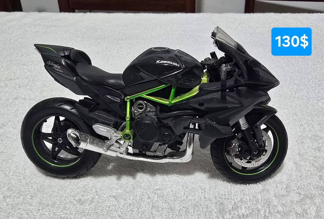 Moto miniatura Kawasaki Ninja H2R 