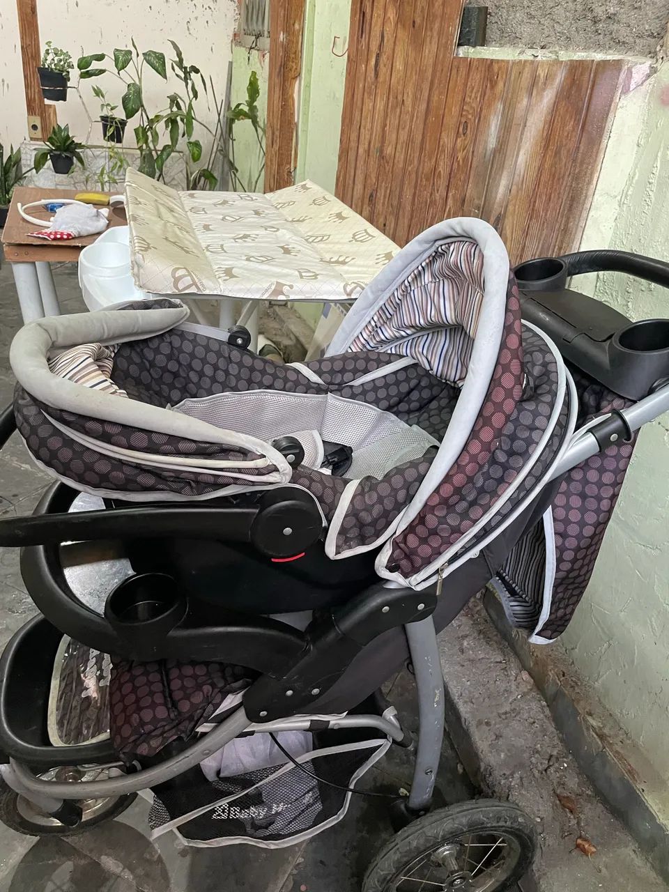 Carrinho e banheira