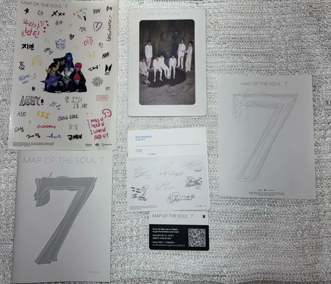 MAP OF THE SOUL 7 - VERSION 4 COM POSTER E CARD - CDs, DVDs etc