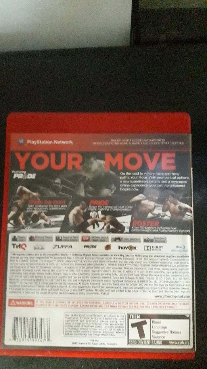 CD Jogo PS3 UFC - Foto 3