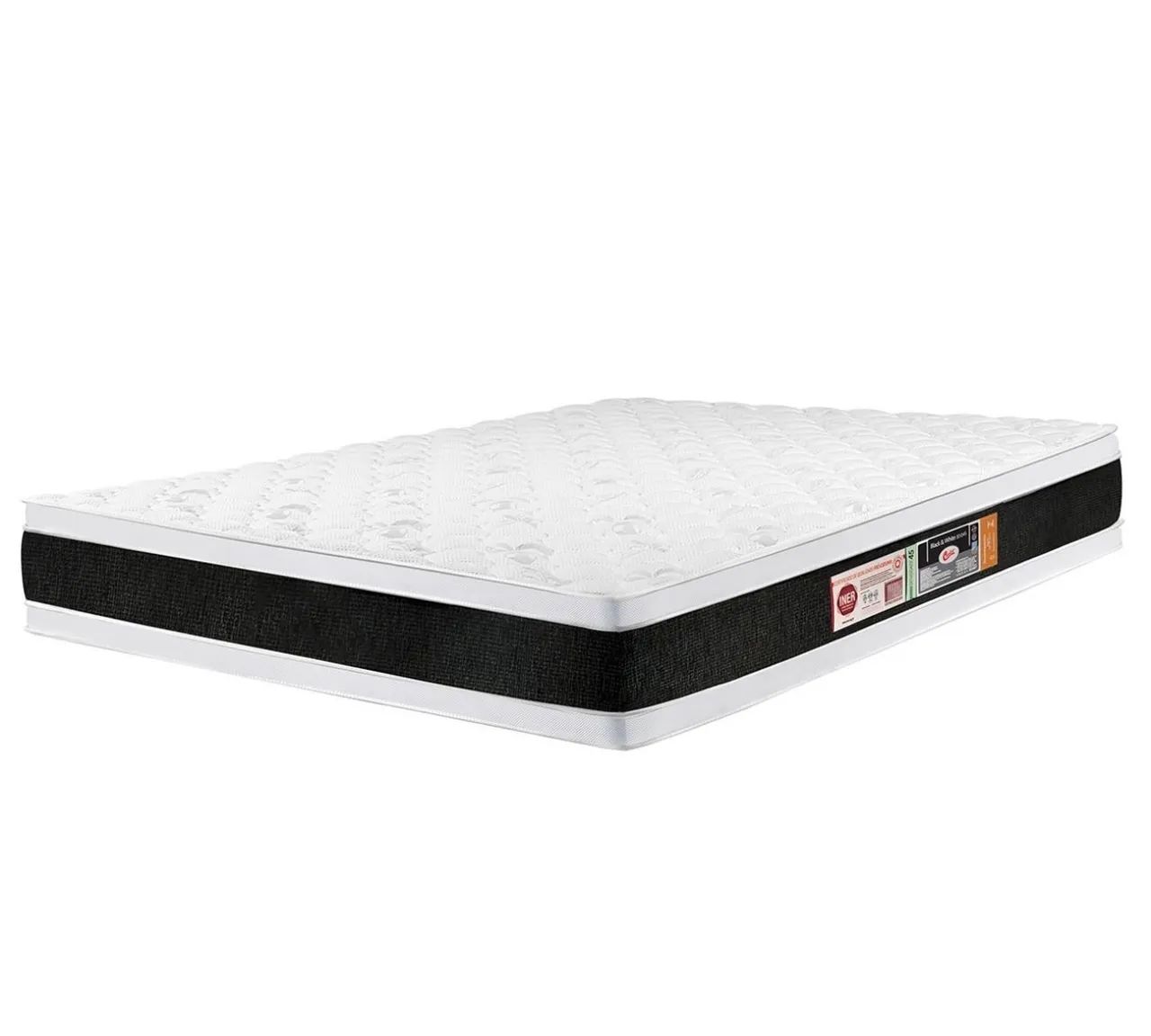 Colchão King Castor Black & White Air D45 Double Face