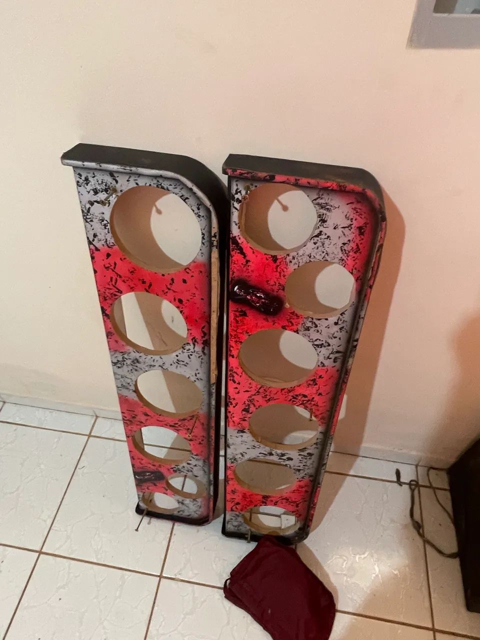 Meio forro e caixa de grave 
