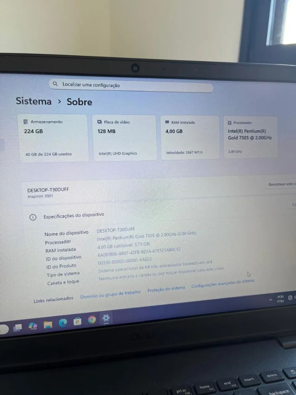 Notebook Dell Inspiron 3501  - Foto 5