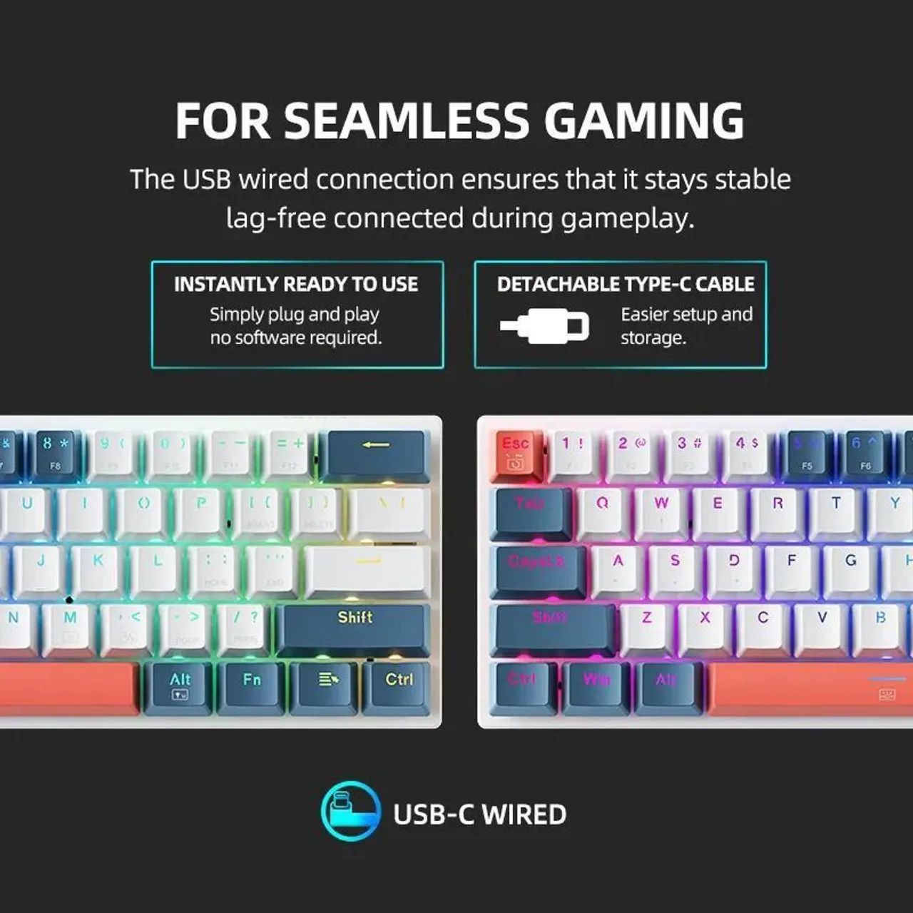 Teclado Mecânico Machenike k500 (Original e Lacrado) - Foto 4