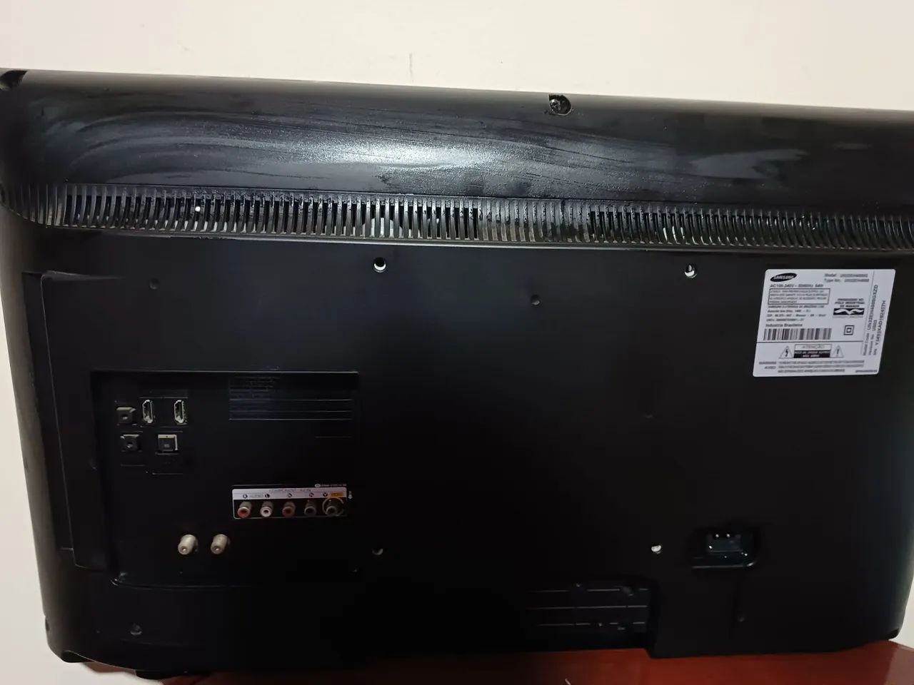 Tv Samsung led 32 polegadas com controle e cabo