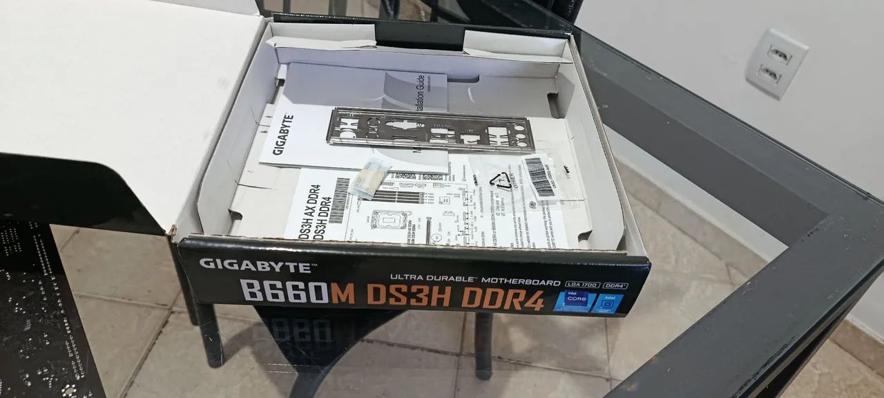 placa mãe gigabyte b660m ds3h lga1700 ddr4 - Foto 5