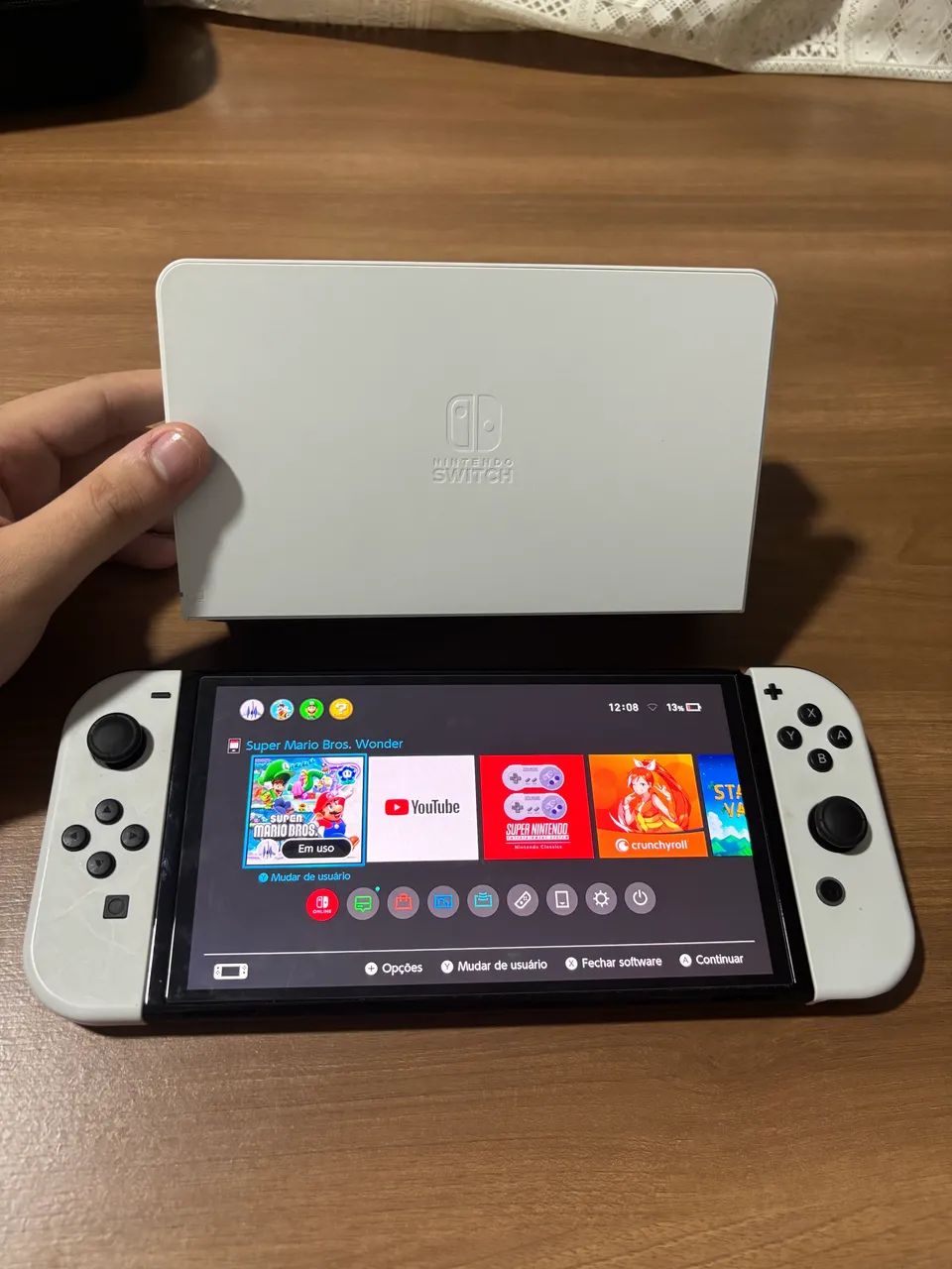 Nintendo Switch OLED - Impecável. - Foto 3