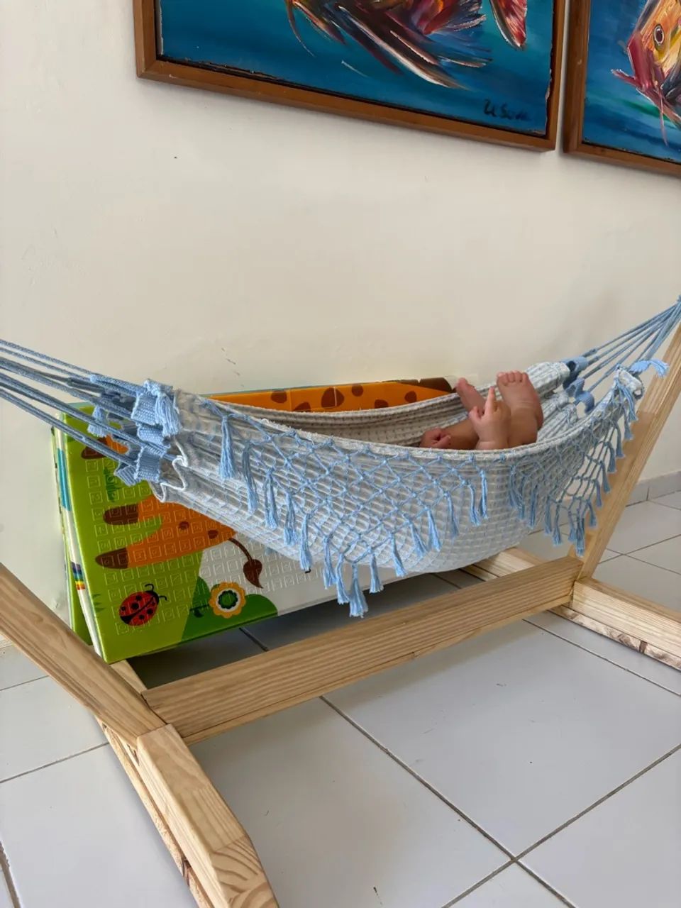 Rede infantil com suporte - Foto 4