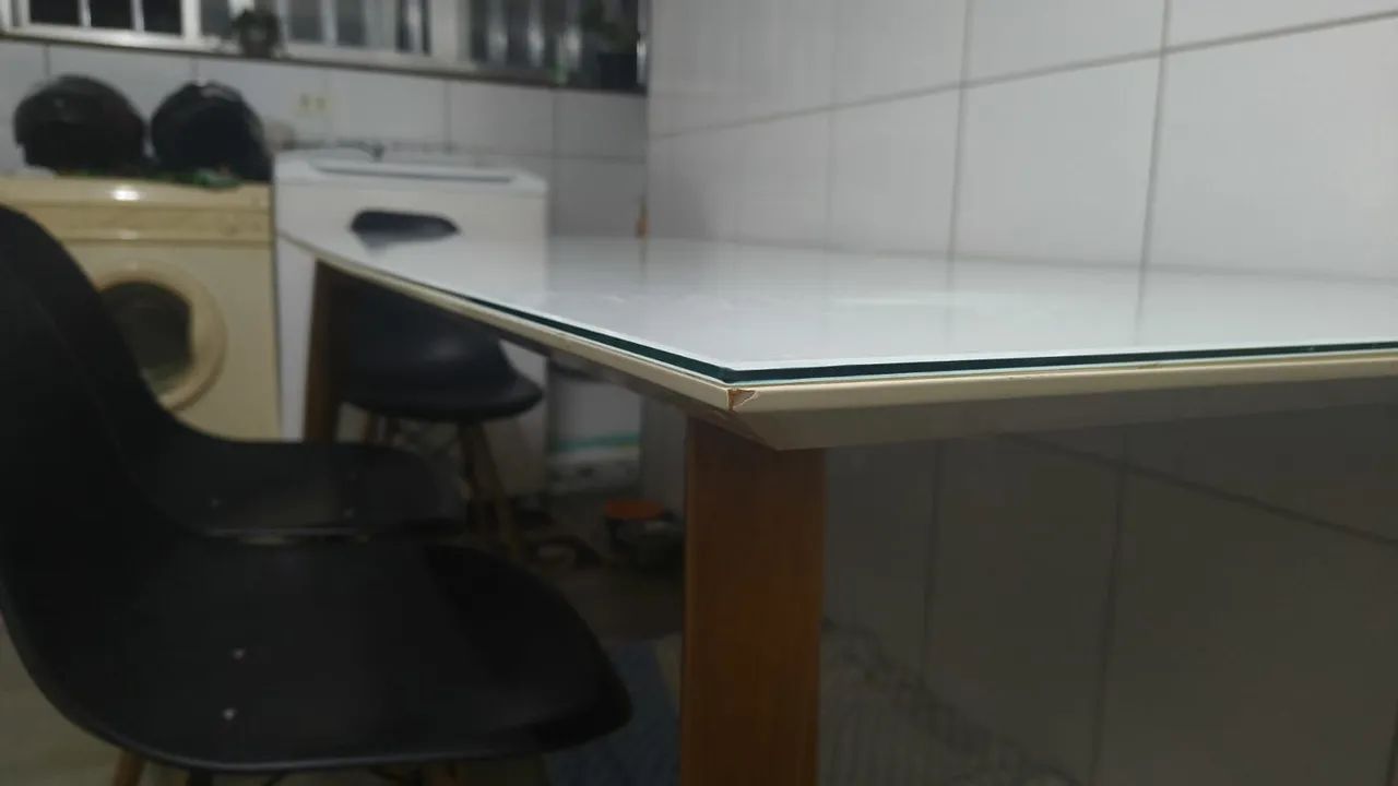 Mesa em Vidro temperado 1,80x0,90m - Foto 2