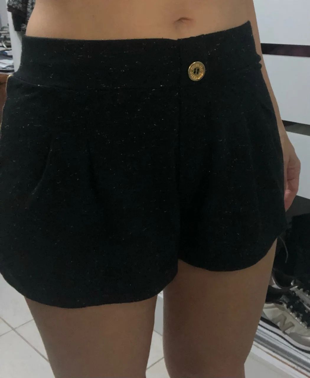 Short preto Eclectic tamanho 36 - Foto 5