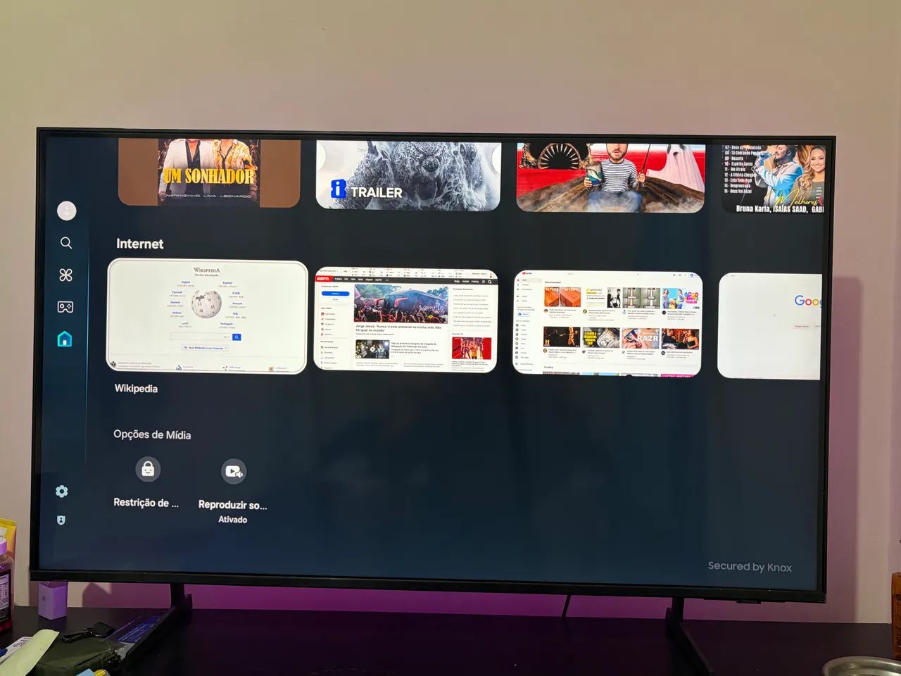 TV SMART 50 polegadas com led  - Foto 3