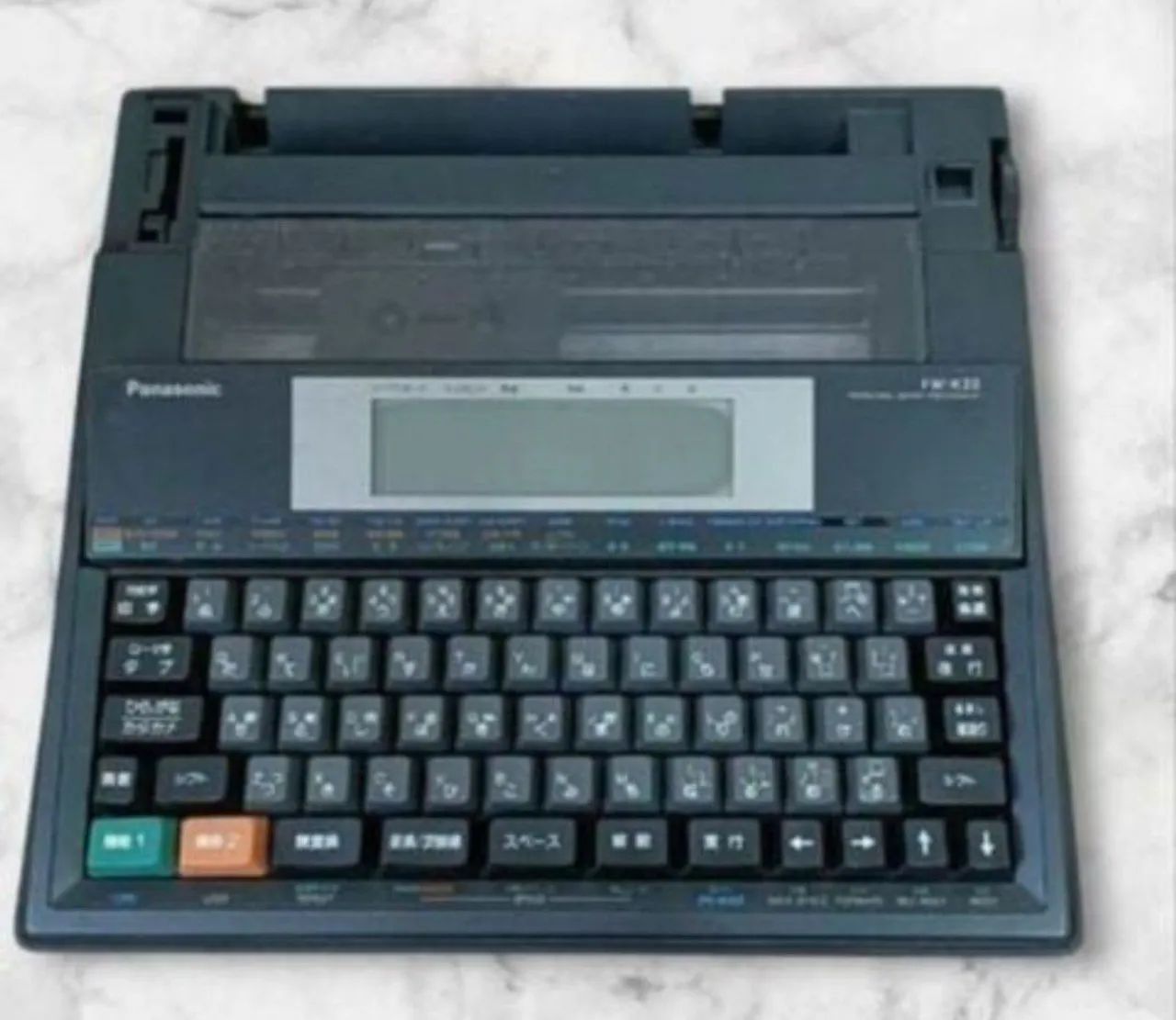 máquina de escrever eletrônica | panasonic | modelo fw-k22 | vintage - Foto 4