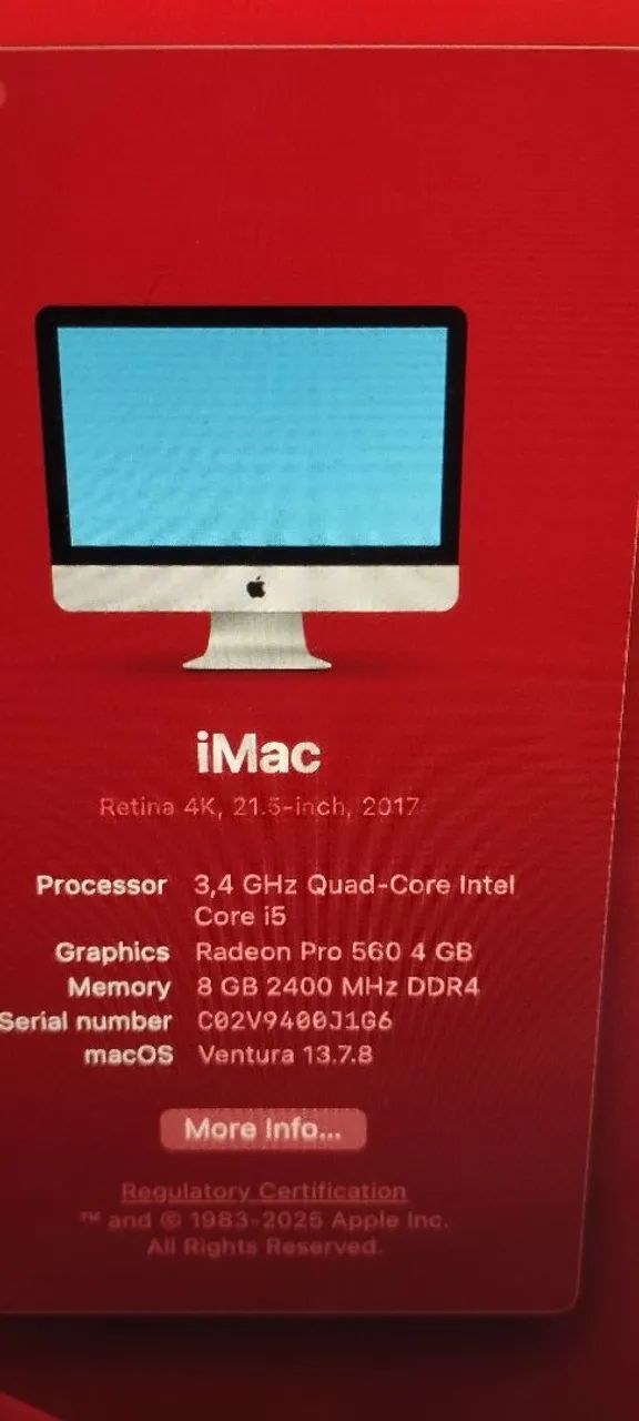 Imac 21,5" 2017 - Foto 3