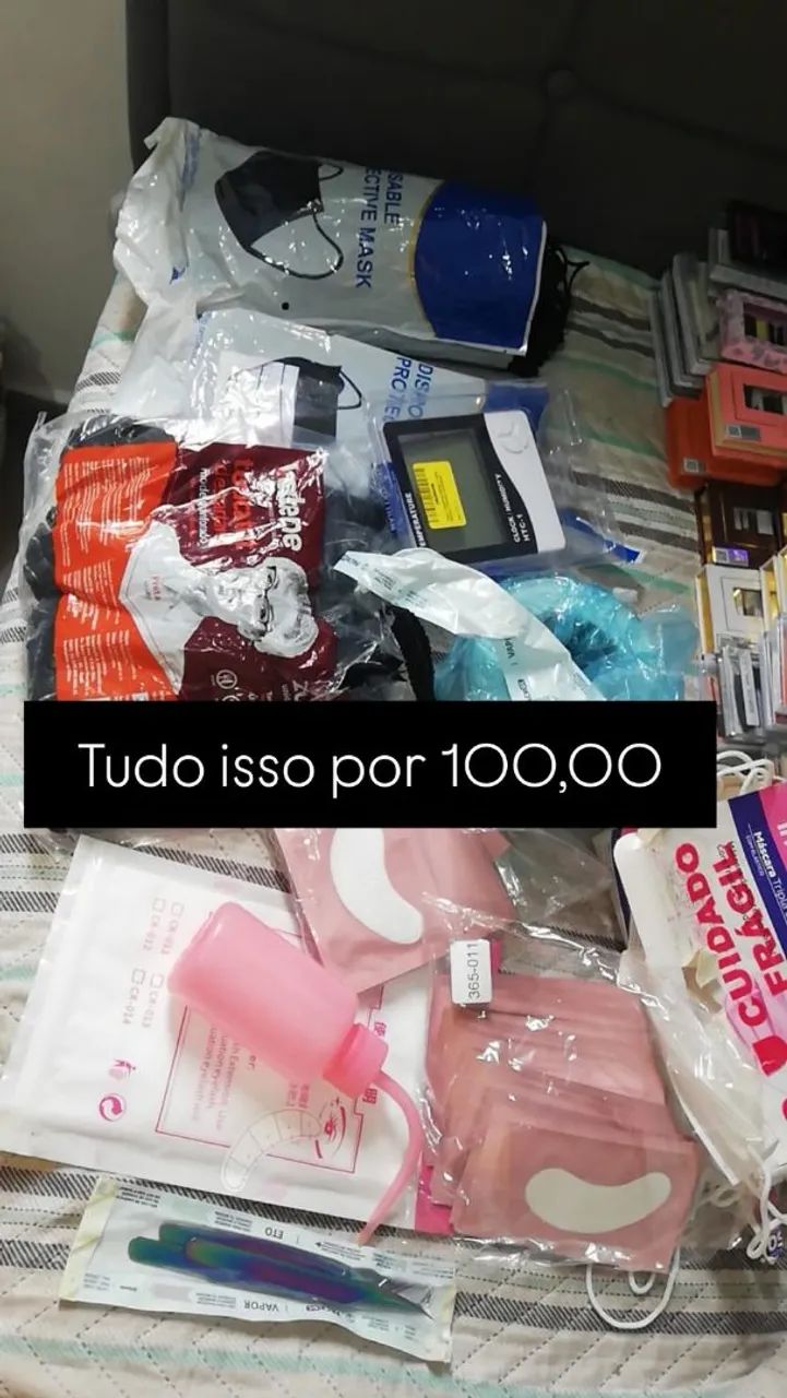 Produtos de extensão de cílios, salão de beleza, olhos - Foto 3