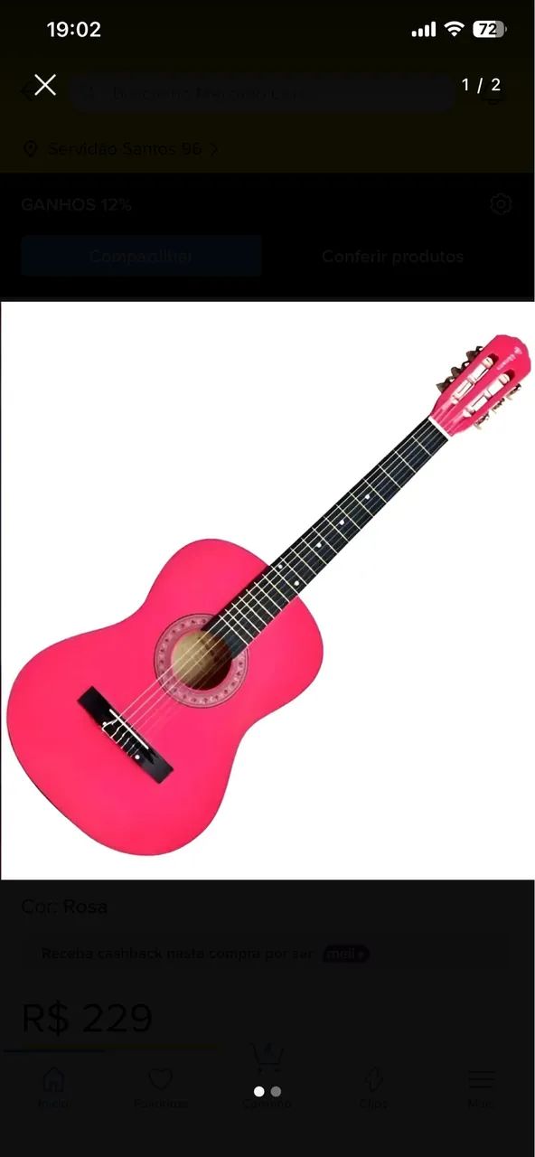 Violão infantil 
