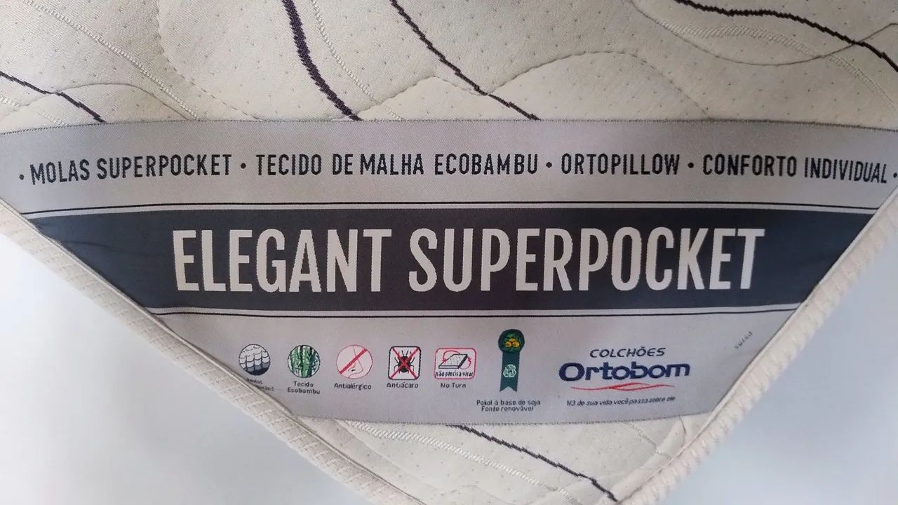 Cama Box Elegant Superpocket Ortobom - Foto 2