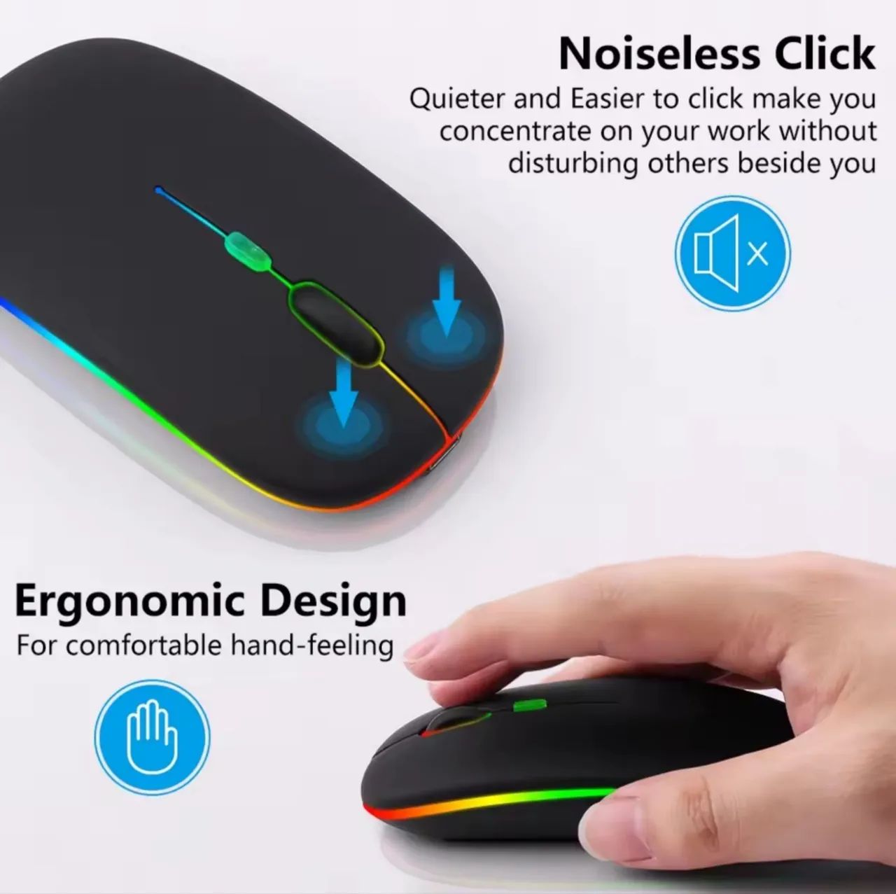 Mouse Sem Fio Bluetooth ENTREGA EM DOMICÍLIO em toda João Pessoa  - Foto 4