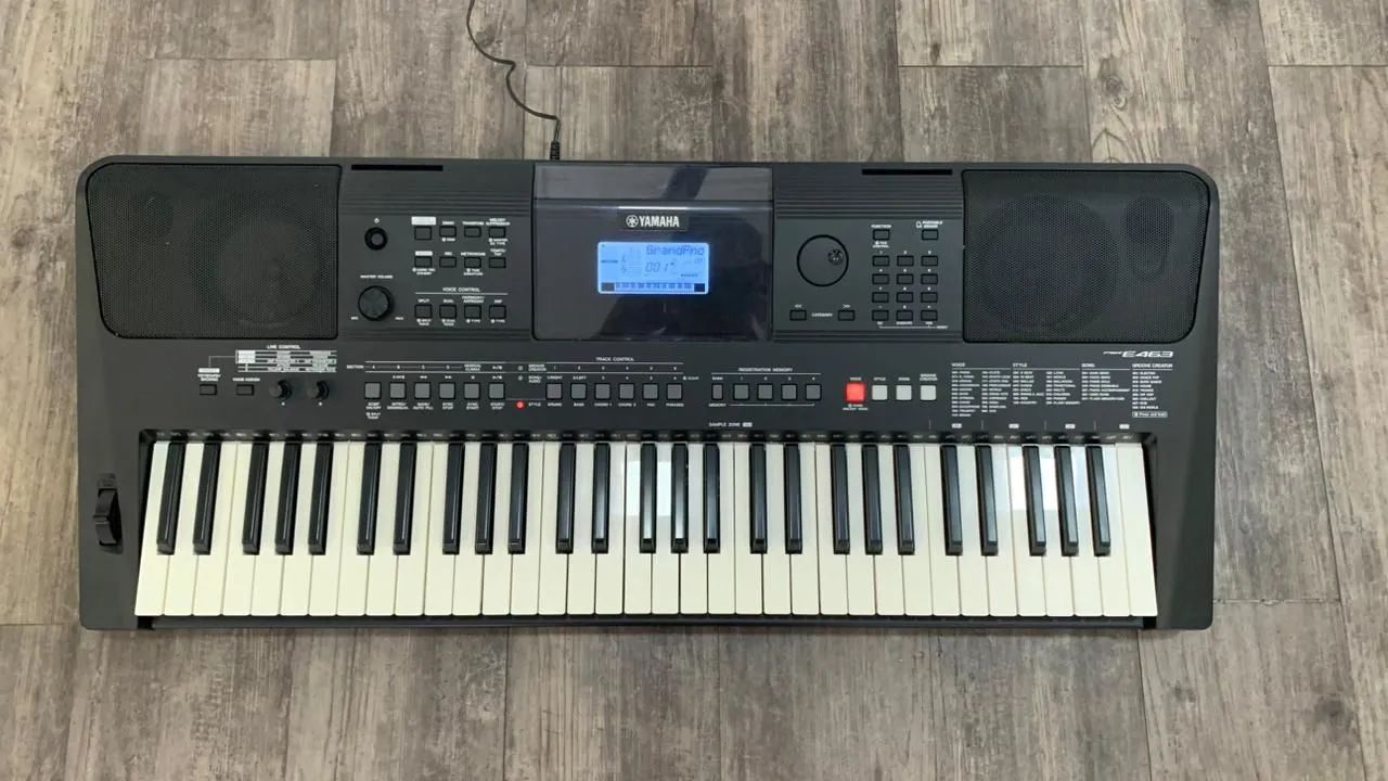 Teclado Yamaha psr e463 possui bluetooth 