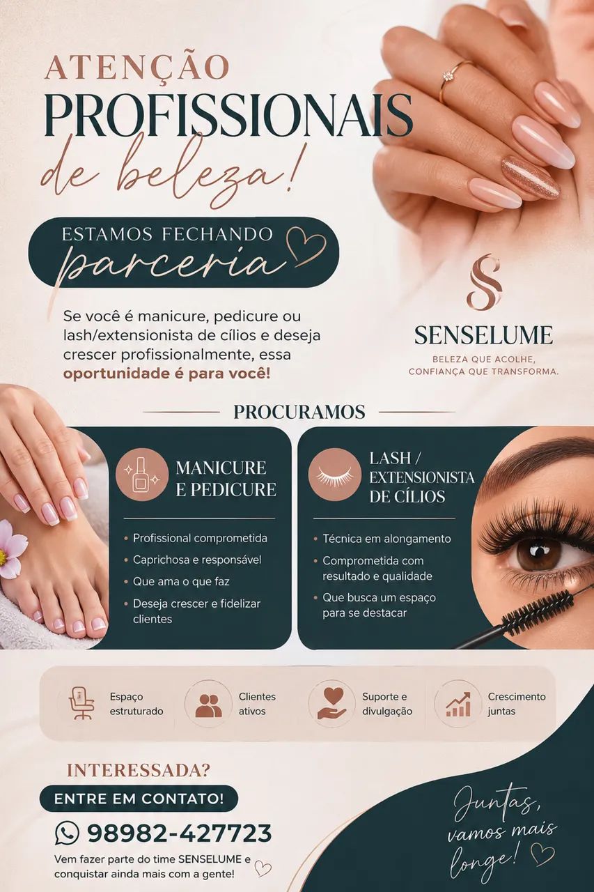 Parcerias com profissionais de beleza 