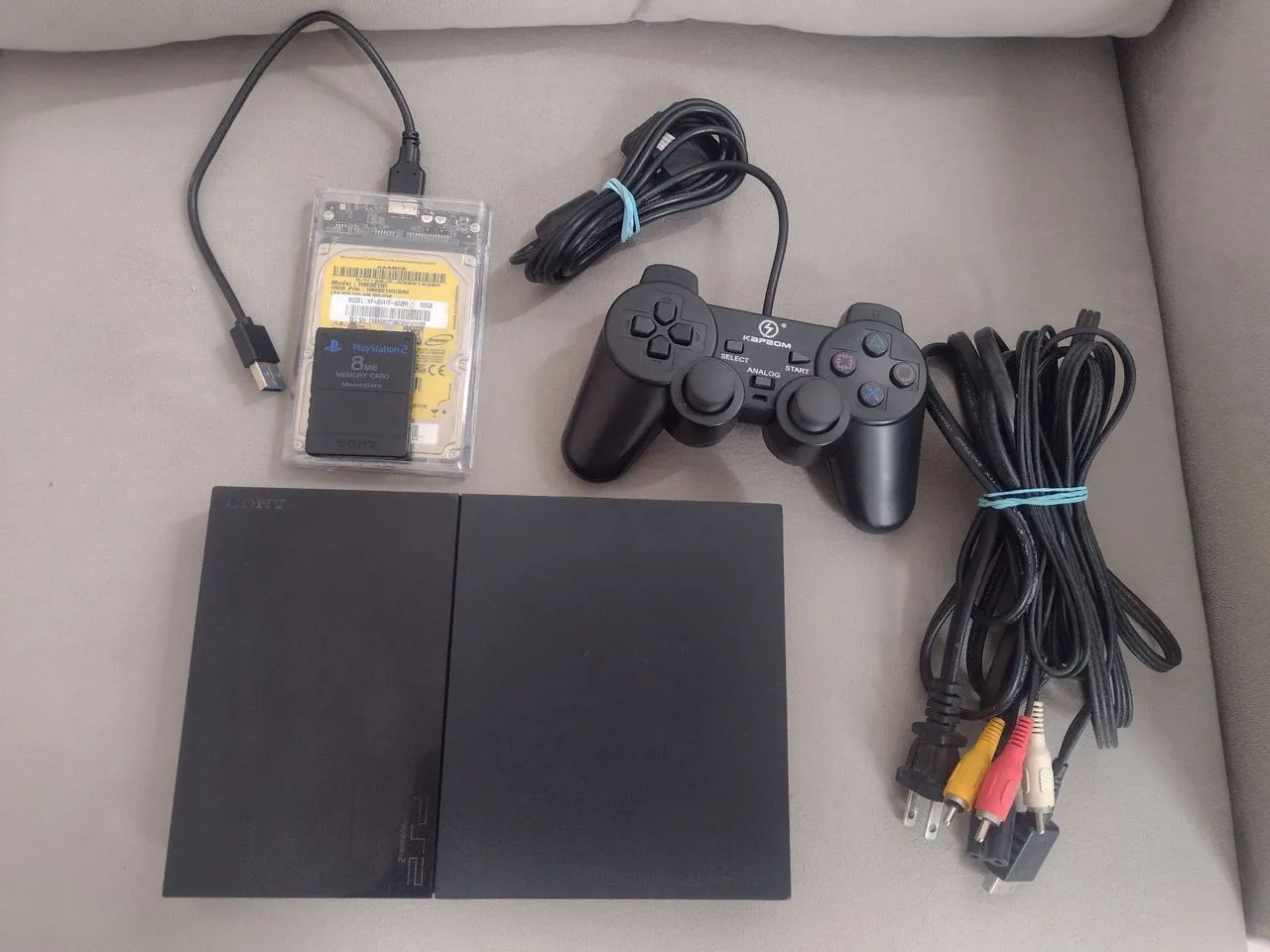 PS2 SLIM com 100 jogos