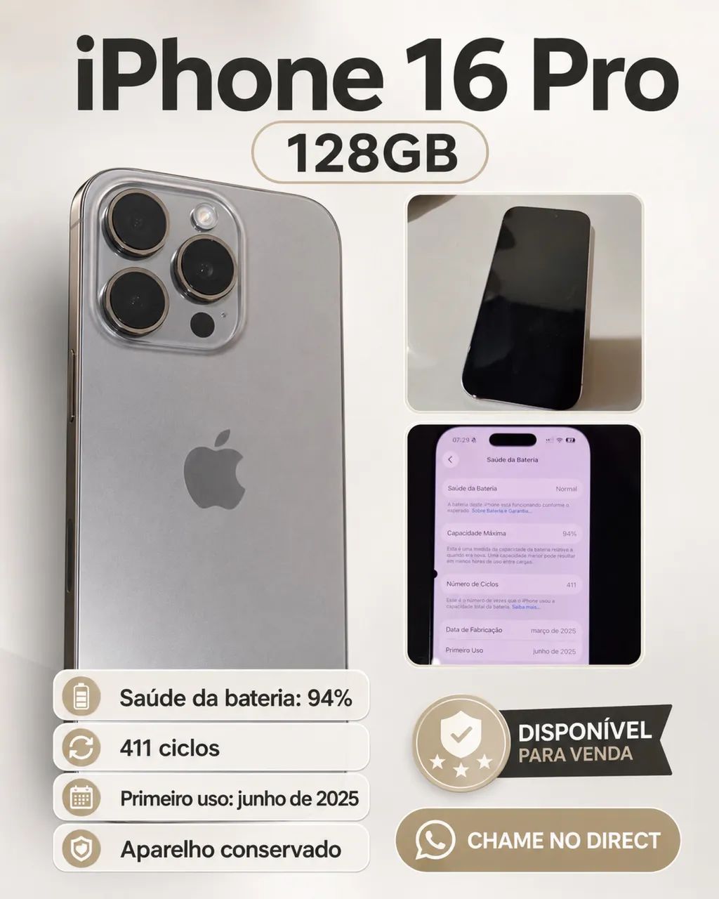 Iphone 16 pro 