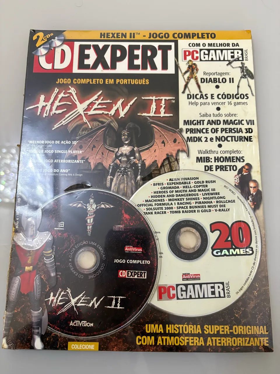 Revista CD Expert Games - Hexen II - 2 CDs Ano 4 N 28 - Lacrado