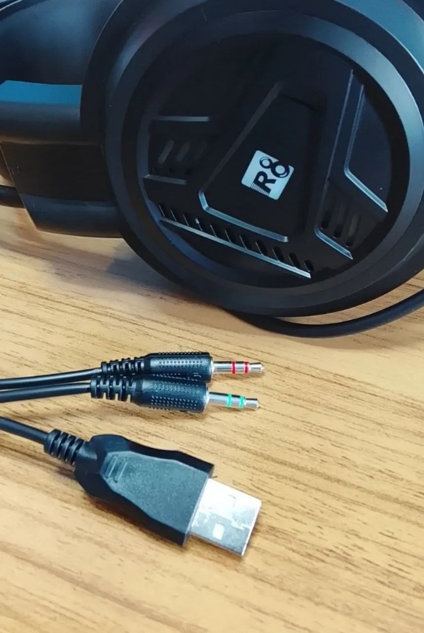 Headset Computador Microfone R8 - Foto 4