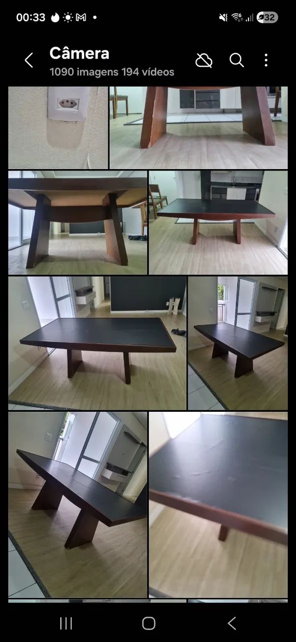 Mesa de madeira 1,80 x 1,00  - Foto 2