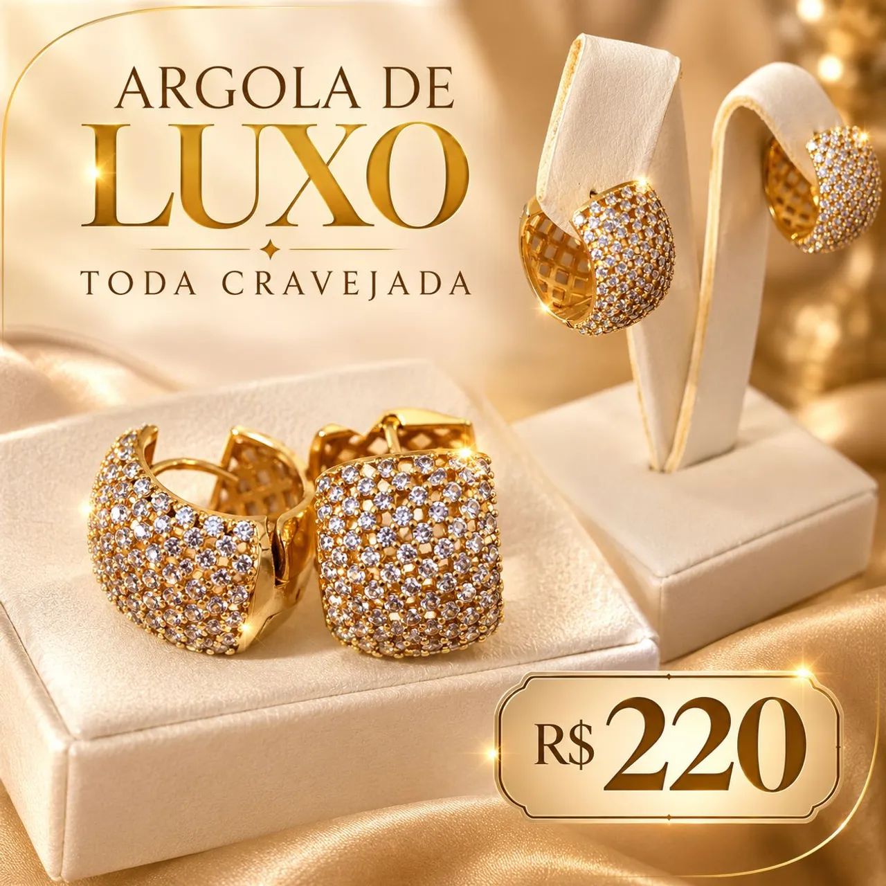 Argola de luxo - Foto 3