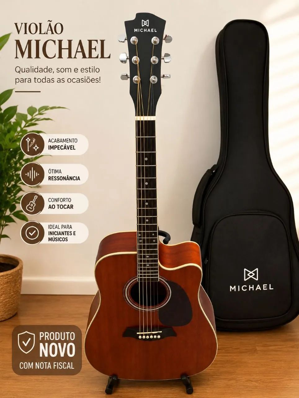 Violão Michael Novo 