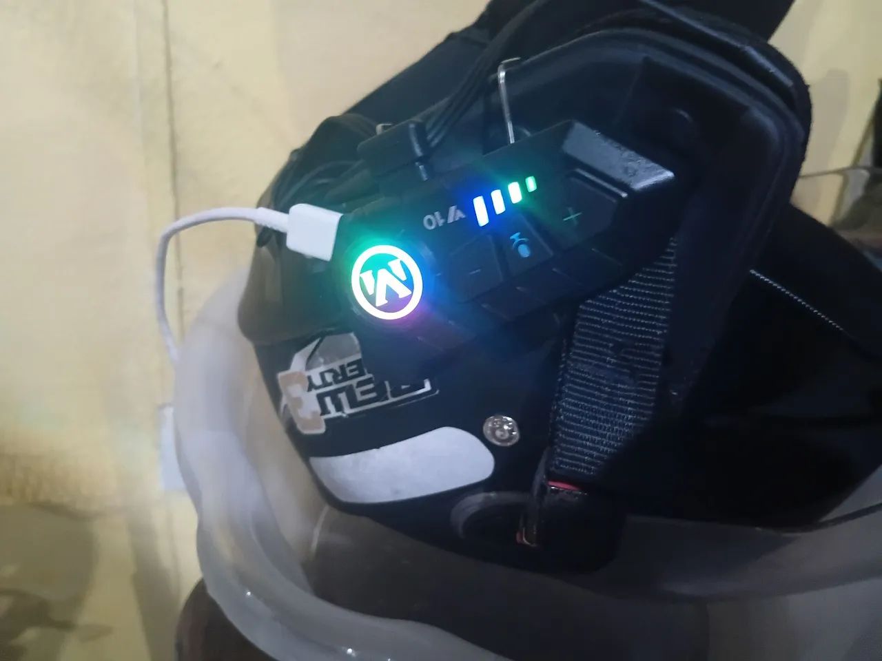 Fone de ouvido para capacete 