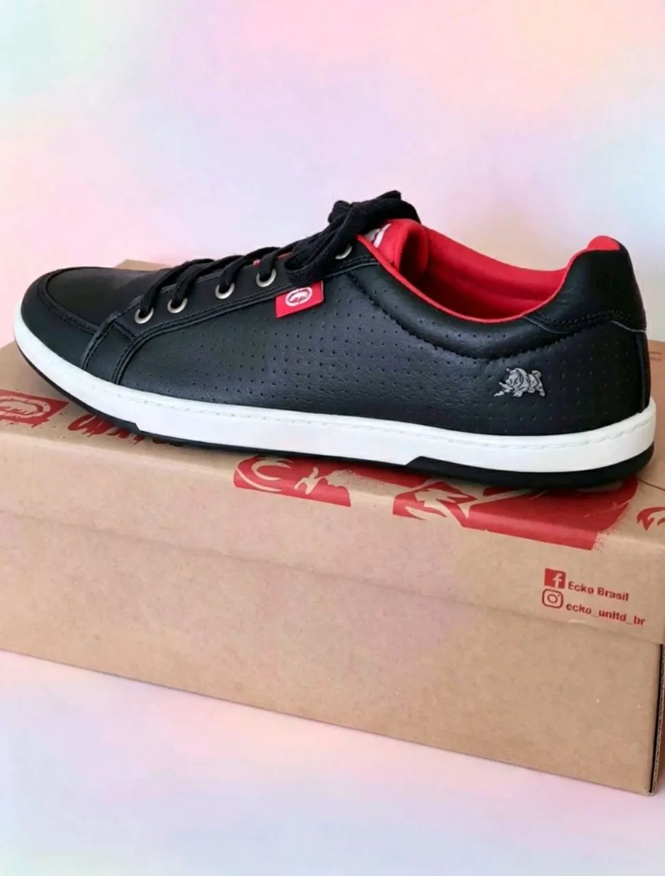 Sapatênis Ecko unltd. Preto 40 (novo) - Foto 3